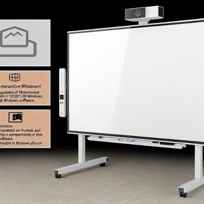 1920*1080 Resolution Interactive Whiteboard for All Windows Software Compatibility